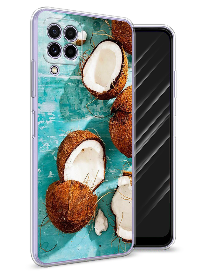 

Чехол Awog на Samsung Galaxy A22 / Самсунг A22 "Разбитые кокосы", Разноцветный, 2103150-10