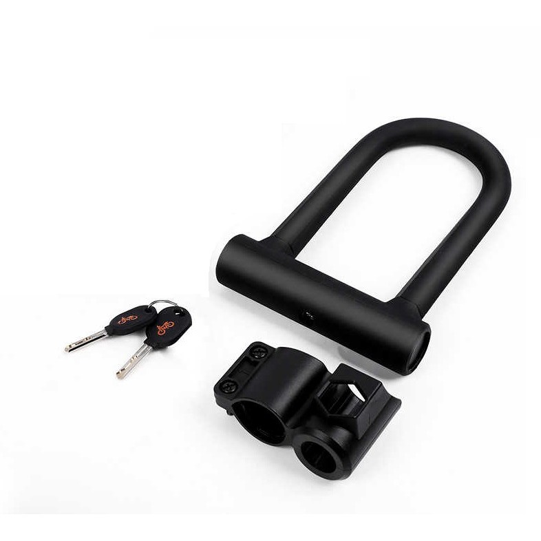 Замок West biking велосипедный U-lock с ключом YP0705031 ,черный