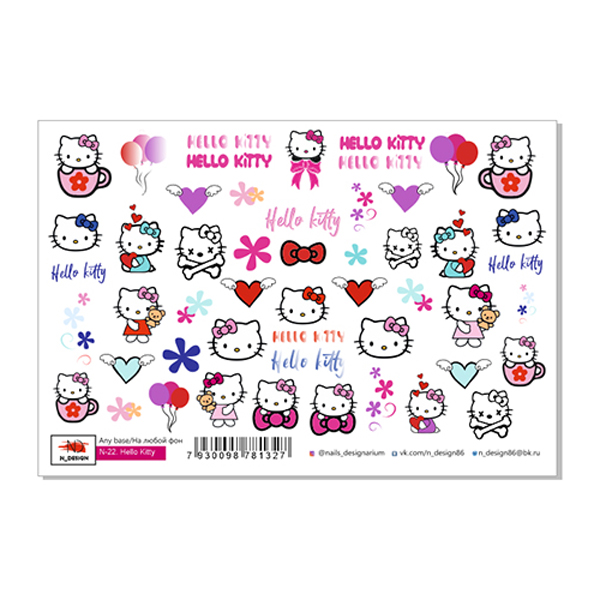 

Слайдер-дизайн N-DESIGN N-22, Hello Kitty