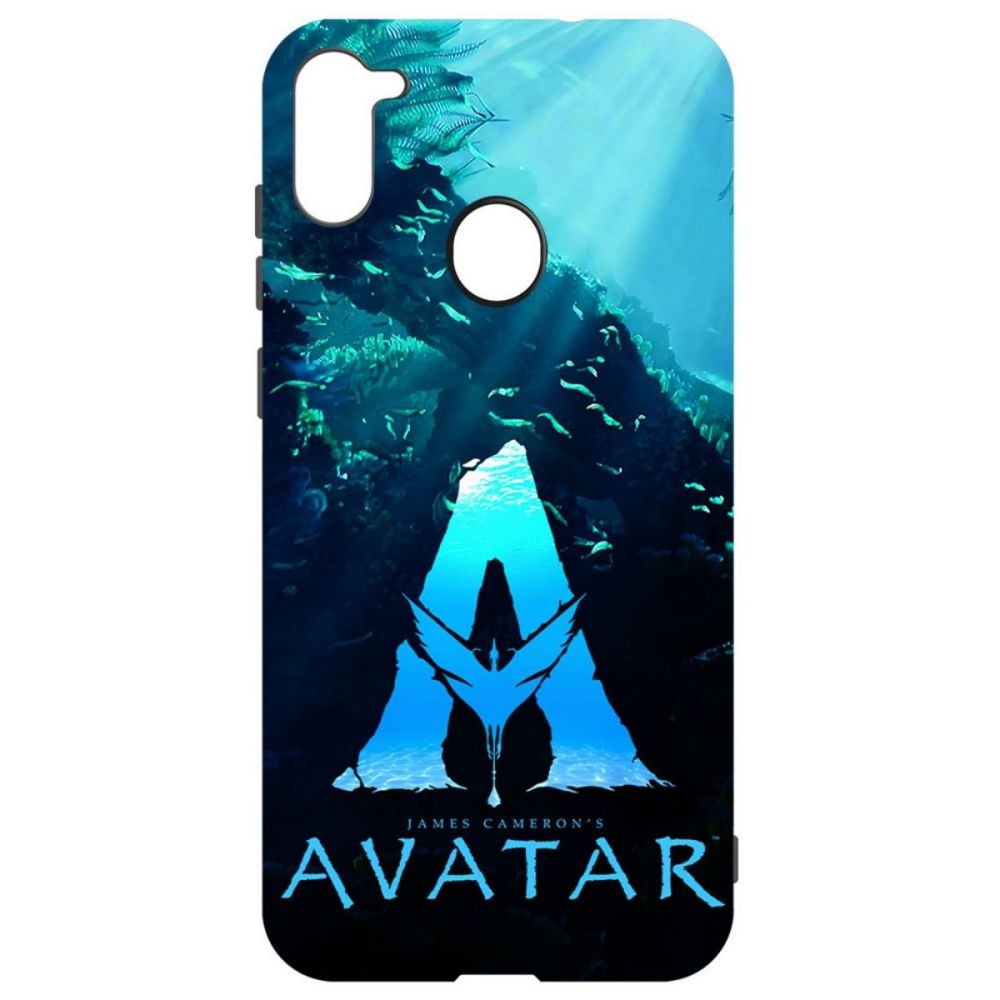 

Чехол-накладка Софт Аватар - Цветное лого для Samsung Galaxy A11 (A115), Черный