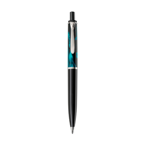 фото Шариковая ручка pelikan elegance classic k205 petrol-marbled (pl818476) m подар.кор.