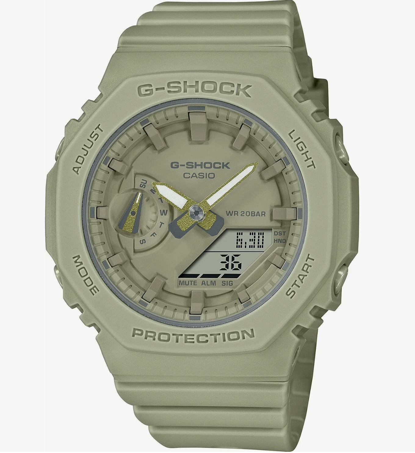 Наручные часы унисекс Casio GMA-S2100BA-3A хаки