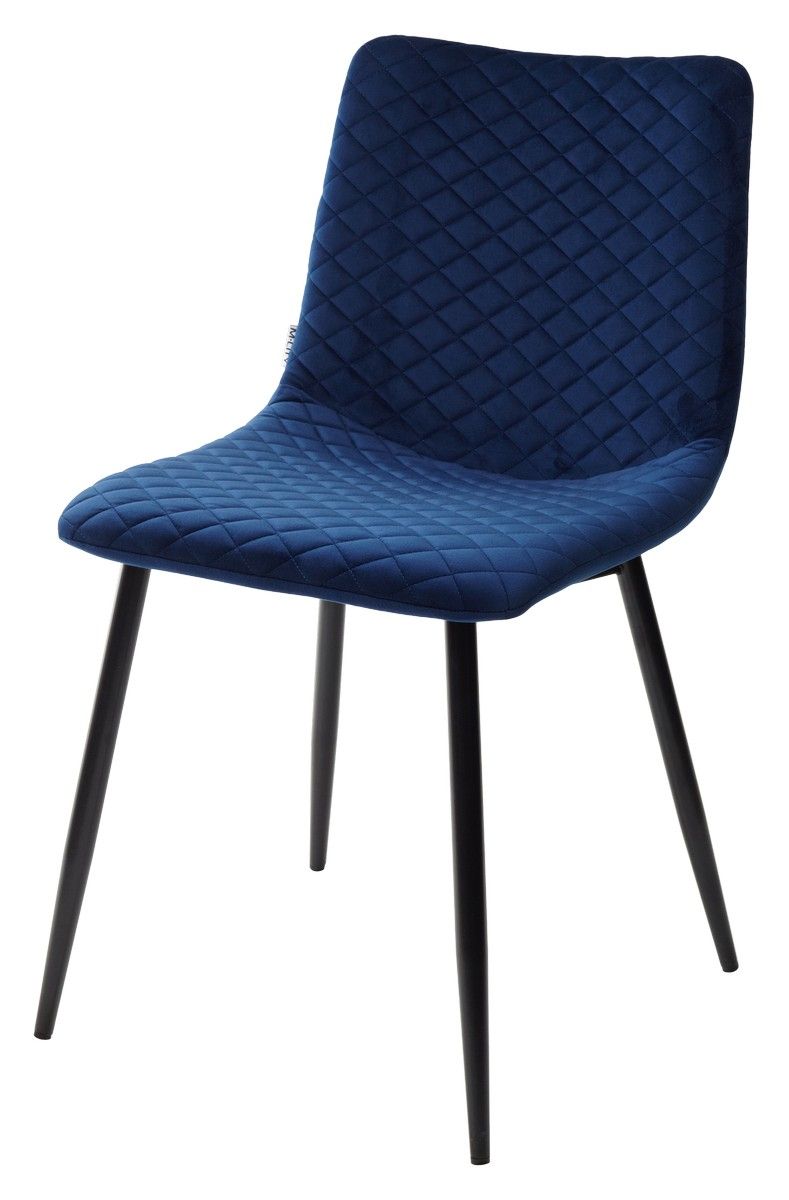 

Комплект стульев 4 шт. M-City TINTIN BLUVEL, navy blue, TINTIN BLUVEL