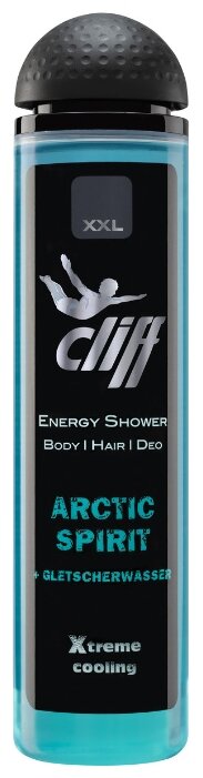 

Гель для душа 3в1 CLIFF Arctic Spirit Арктическая свежесть 300 мл, Cliff 3В1
