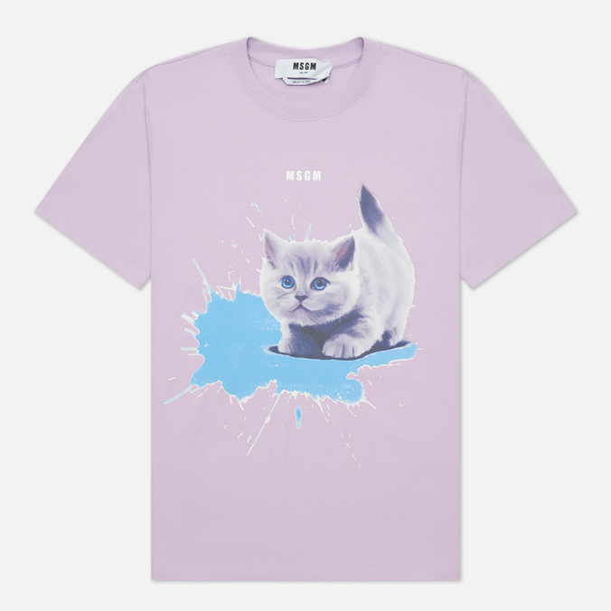 

Футболка женская MSGM 3241MDM163 227298 70 фиолетовая S, 3241MDM163 227298 70