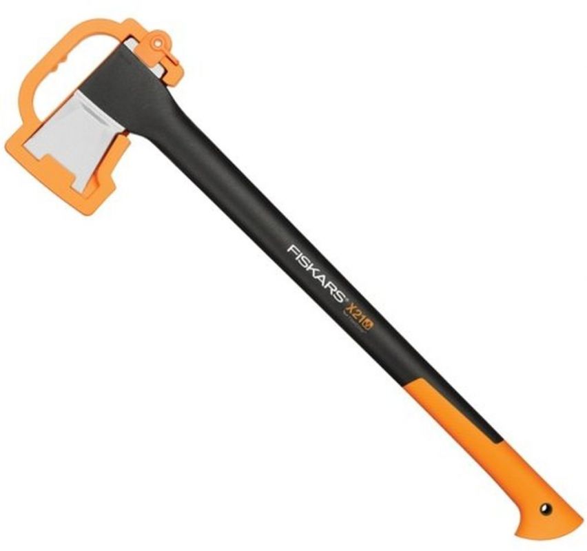 Топор Fiskars X-series Х21 большой черный/оранжевый в комплекте:нож (1025436)