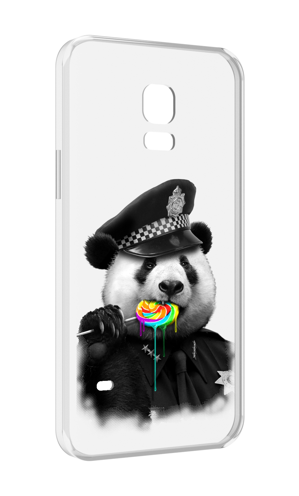 

Чехол MyPads Панда полиция для Samsung Galaxy S5 mini, Прозрачный, Tocco