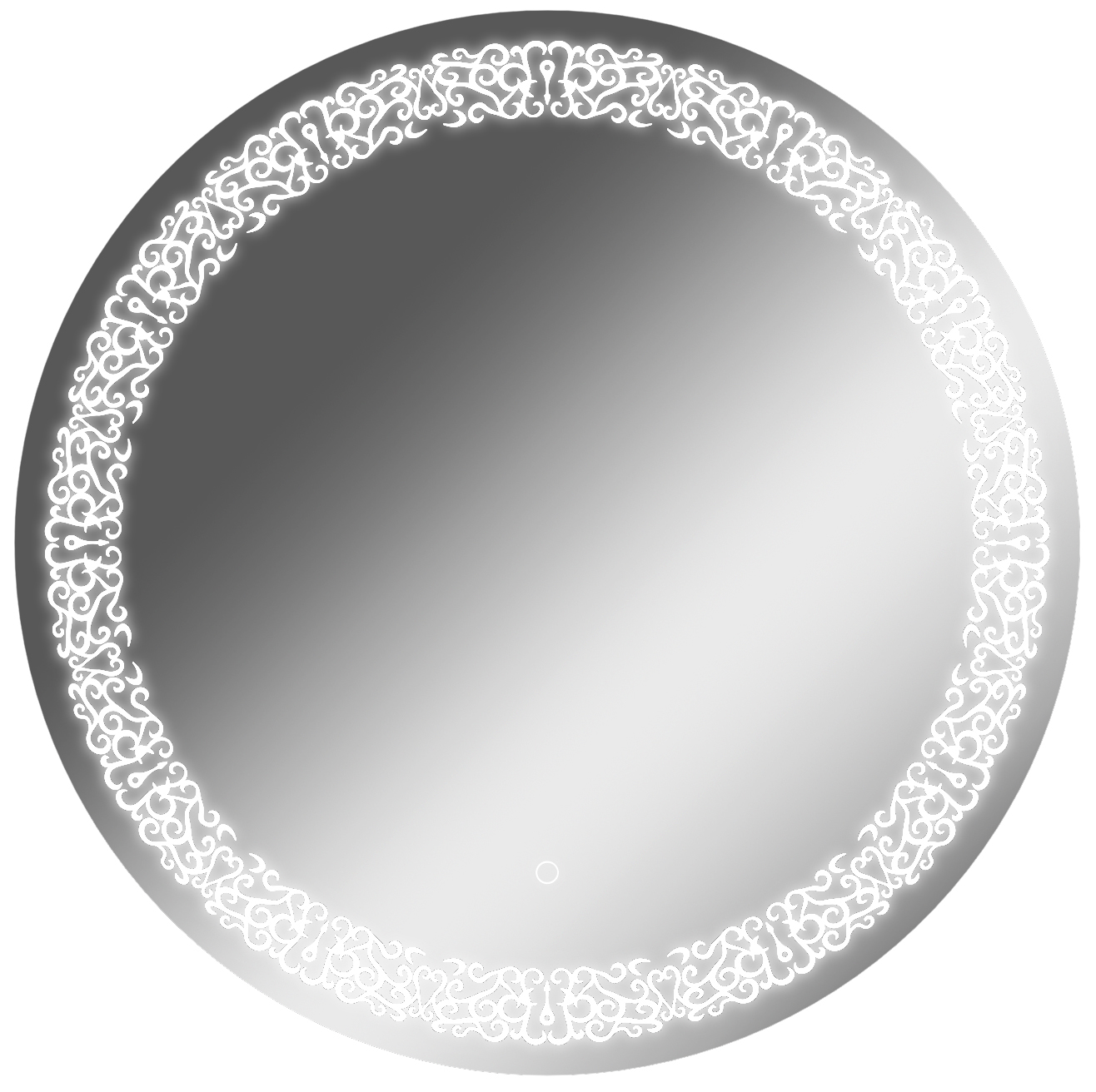 Зеркало Домино Астана 700х700 с подсветкой покрывало домино серый р 100х150