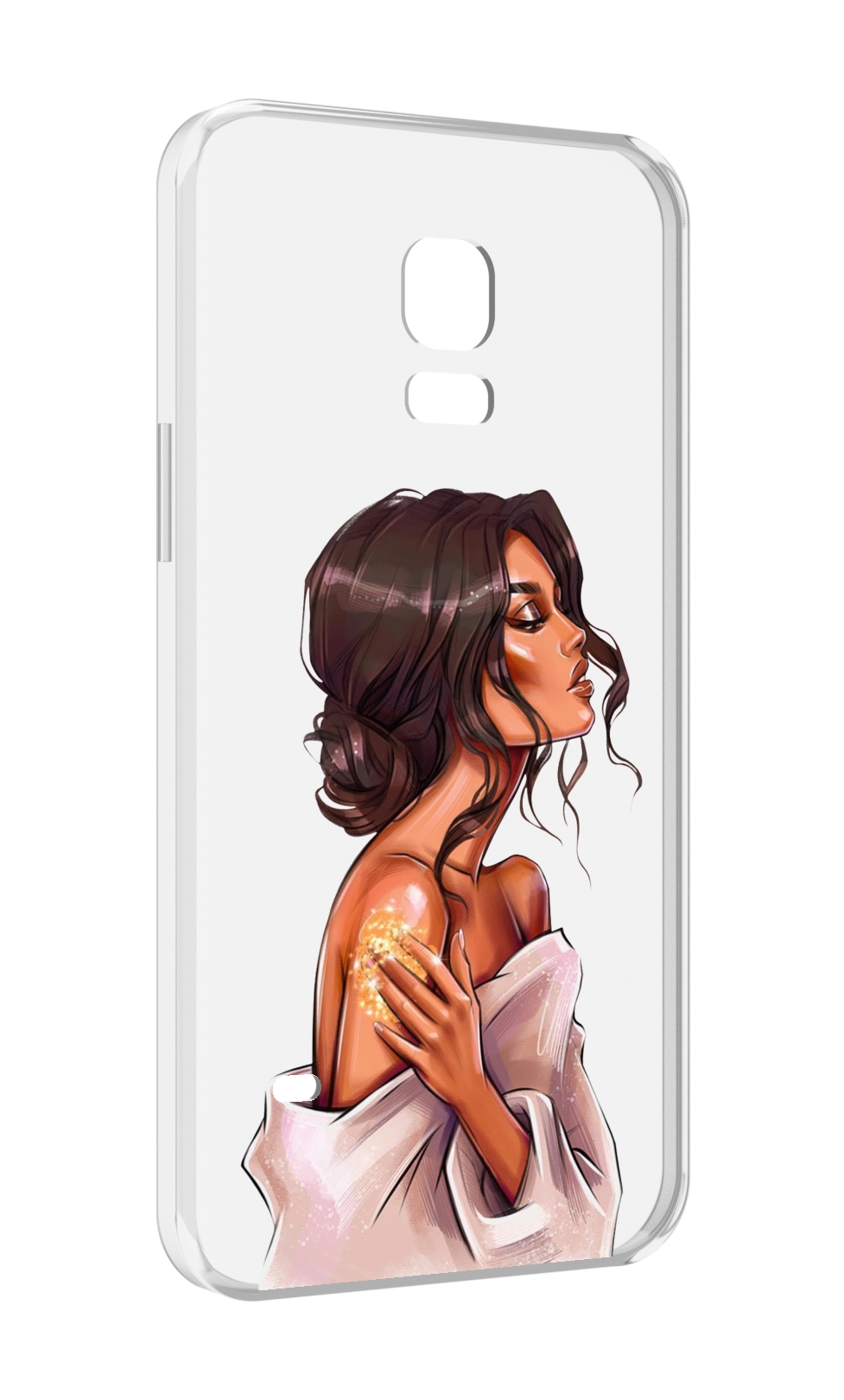 

Чехол MyPads Девушка-нежная женский для Samsung Galaxy S5 mini, Прозрачный, Tocco