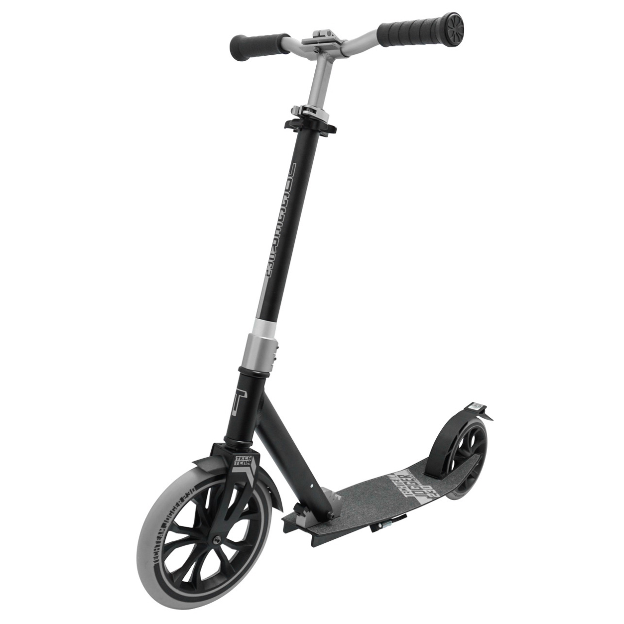 Самокат Tech Team Jogger 230 black/grey самокат tech team city scooter grey