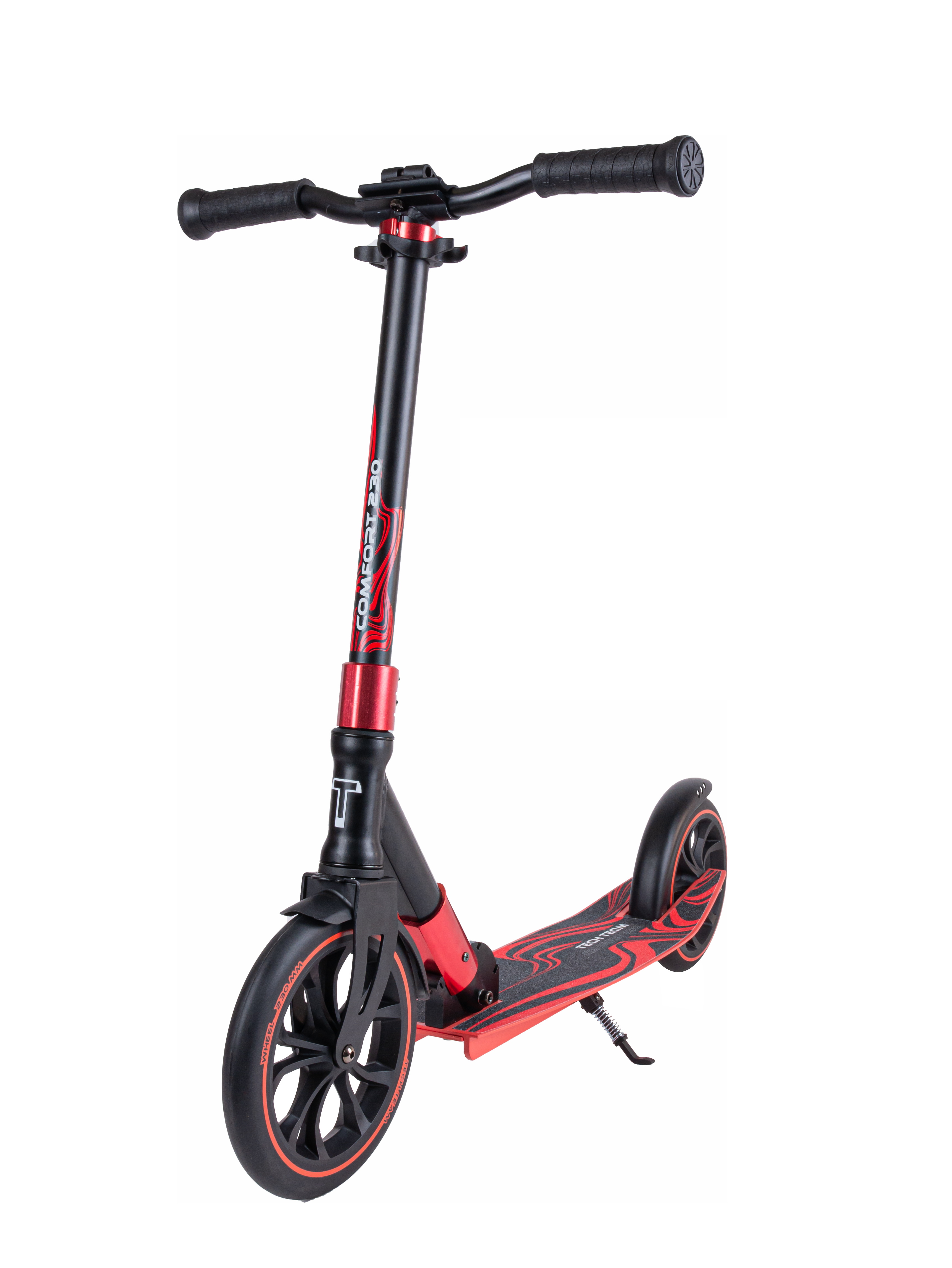 Самокат Tech Team Comfort 230R Black/Red двухколесный самокат tech team comfort 180r