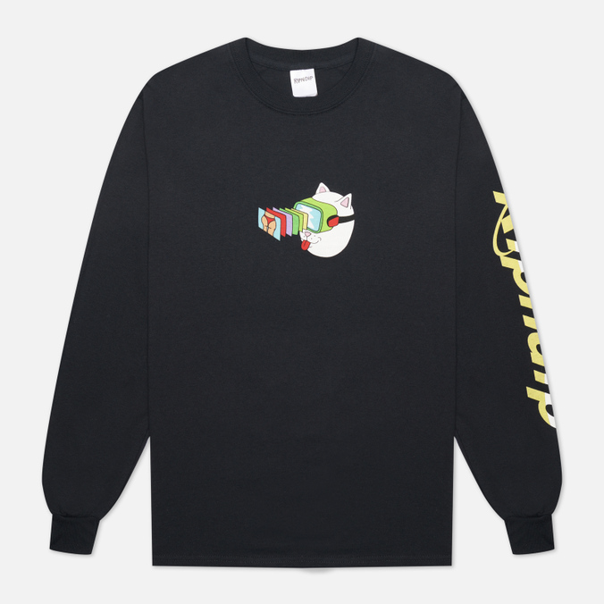 фото Лонгслив мужской ripndip rnd7056 черный xl