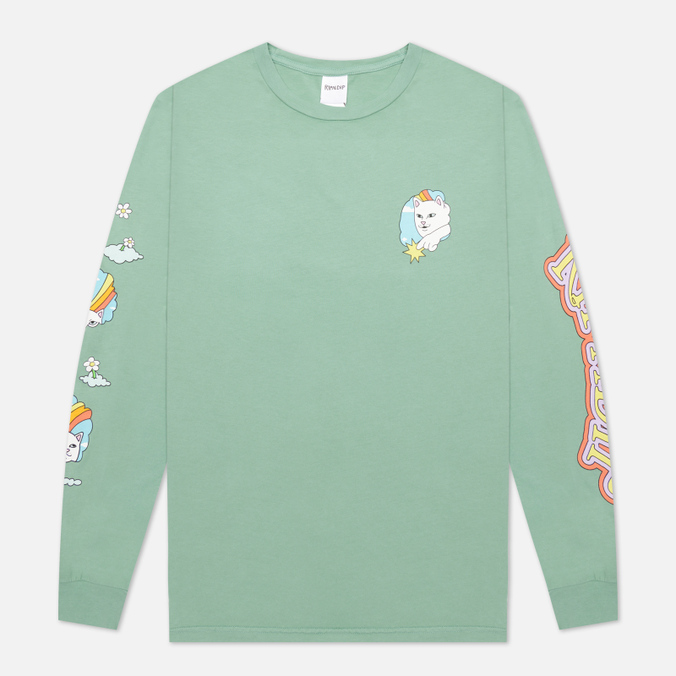 фото Лонгслив мужской ripndip rnd7054 зеленый xl