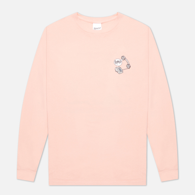 фото Лонгслив мужской ripndip rnd7052 розовый l