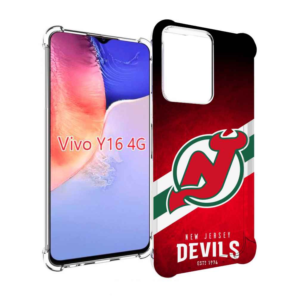 

Чехол MyPads нью джерси девилз для Vivo Y16 4G/ Vivo Y02S, Прозрачный, Tocco