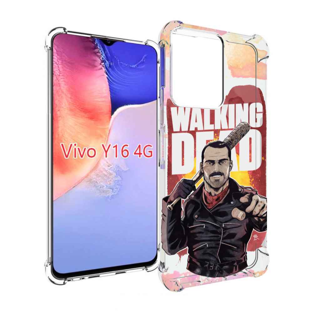 

Чехол MyPads ниган-смит для Vivo Y16 4G/ Vivo Y02S, Прозрачный, Tocco
