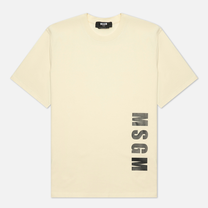 фото Футболка мужская msgm 3240mm95 227298 03 бежевая xl