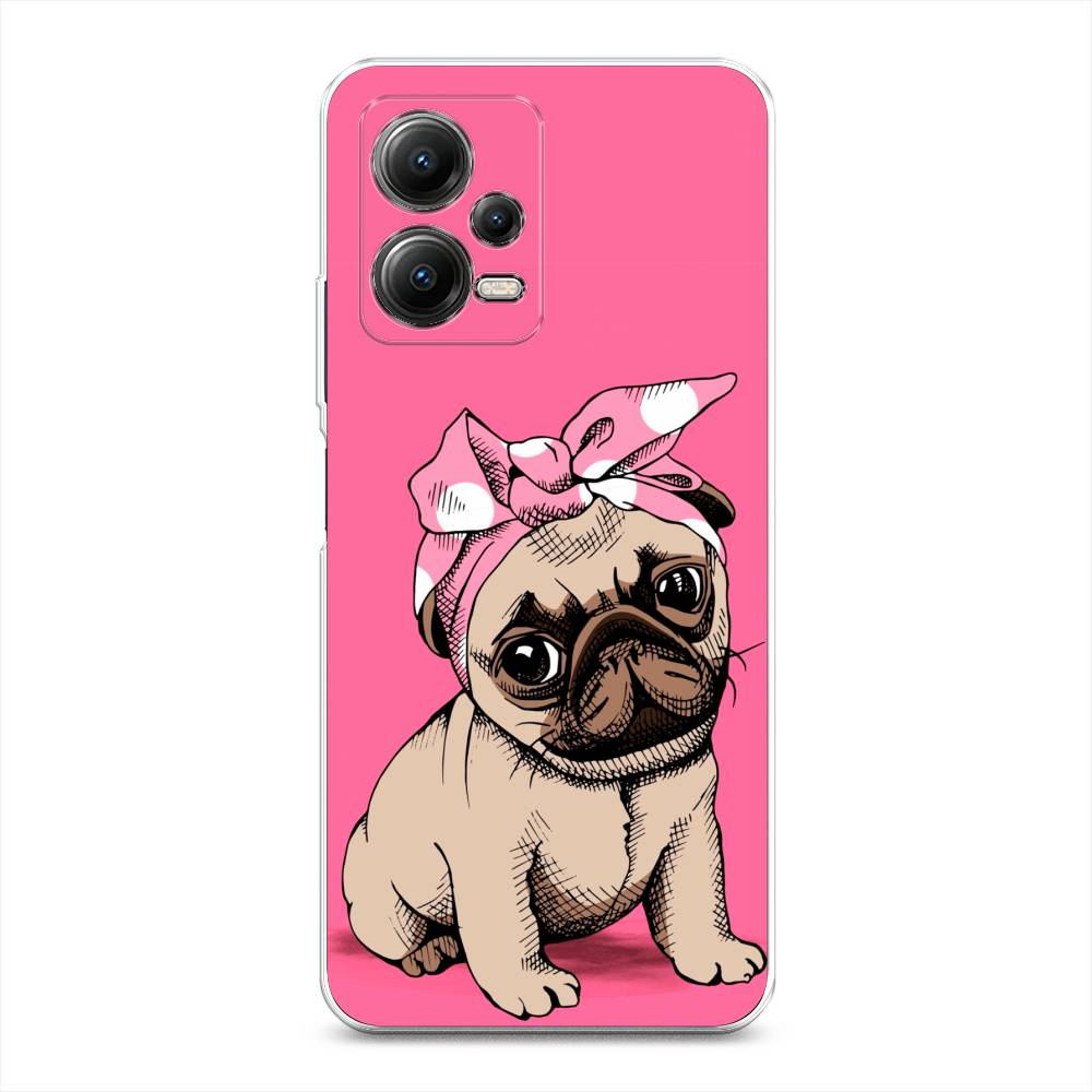 

Чехол Awog на Poco X5 5G "Dog Pin-Up", Розовый;бежевый, 317950-2