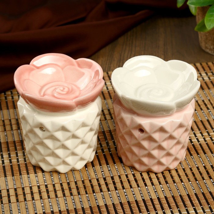 

Аромалампа керамика Цветок и ананас МИКС 9х8,5х8,5 см, В ассортименте