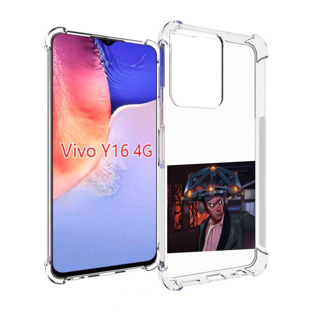 

Чехол MyPads назад-в-будущее для Vivo Y16 4G/ Vivo Y02S, Прозрачный, Tocco