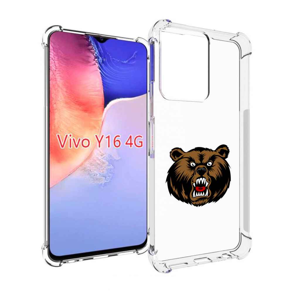

Чехол MyPads бурый для Vivo Y16 4G/ Vivo Y02S, Прозрачный, Tocco