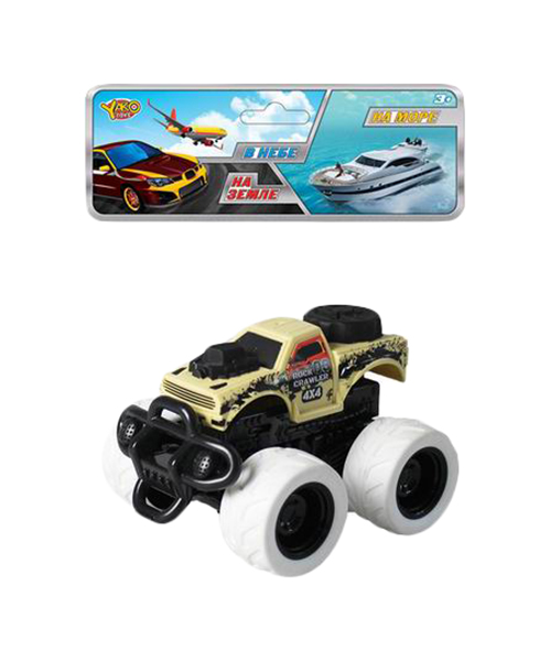 

Машинка инерционная Yako Toys M0448, Бежевый;белый