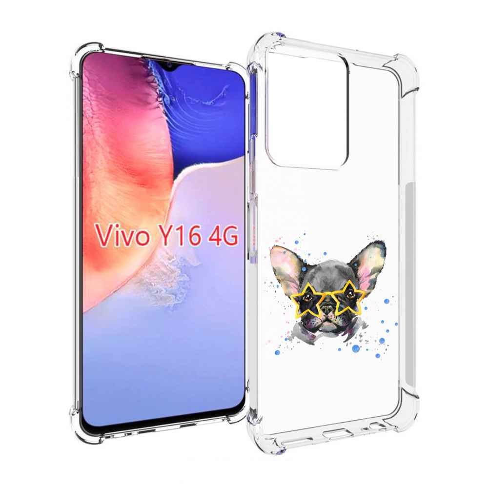 

Чехол MyPads буля в очках для Vivo Y16 4G/ Vivo Y02S, Прозрачный, Tocco