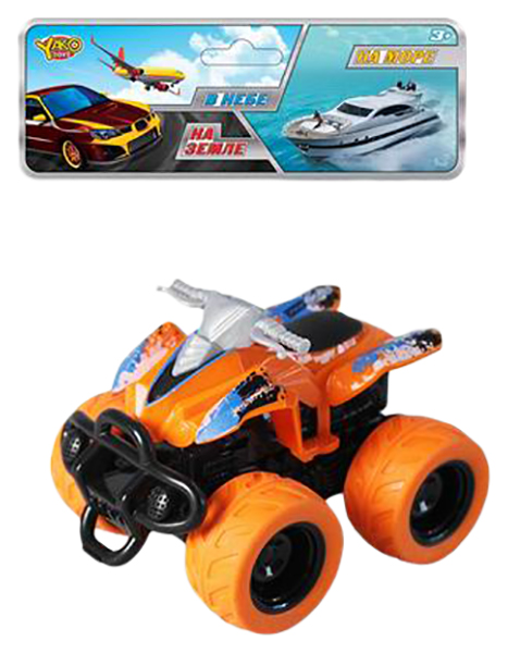 

Машинка инерционная Yako Toys Квадроцикл M0438, Оранжевый