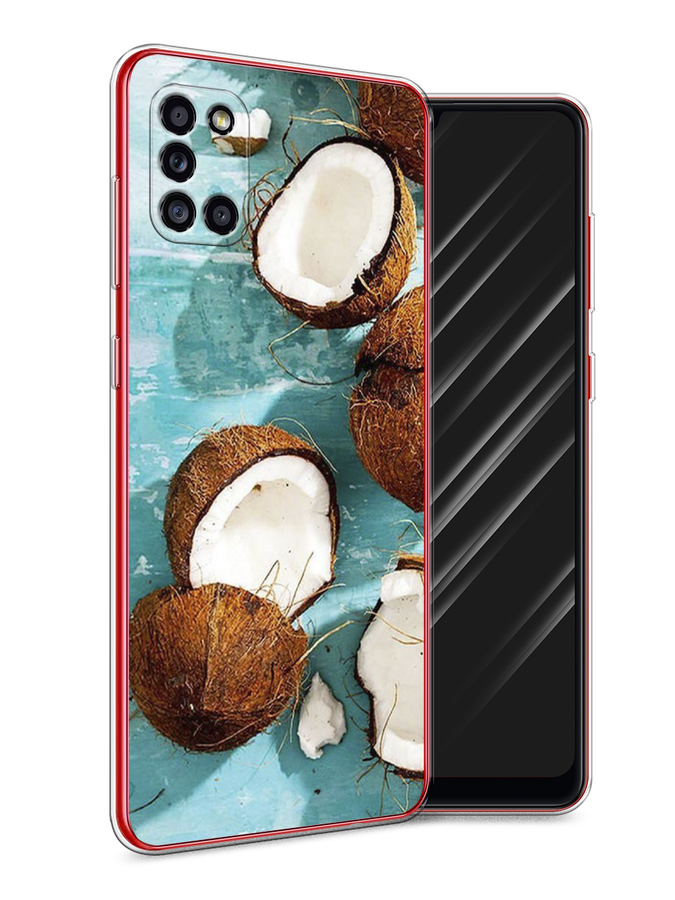 

Чехол Awog на Samsung Galaxy A31 / Самсунг A31 "Разбитые кокосы", Разноцветный, 2100350-10