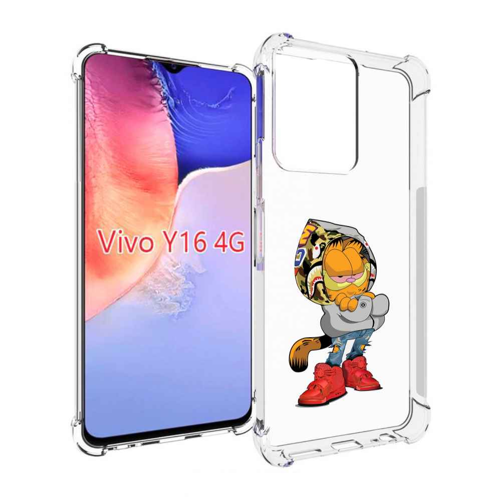 

Чехол MyPads модный-котяра детский для Vivo Y16 4G/ Vivo Y02S, Прозрачный, Tocco