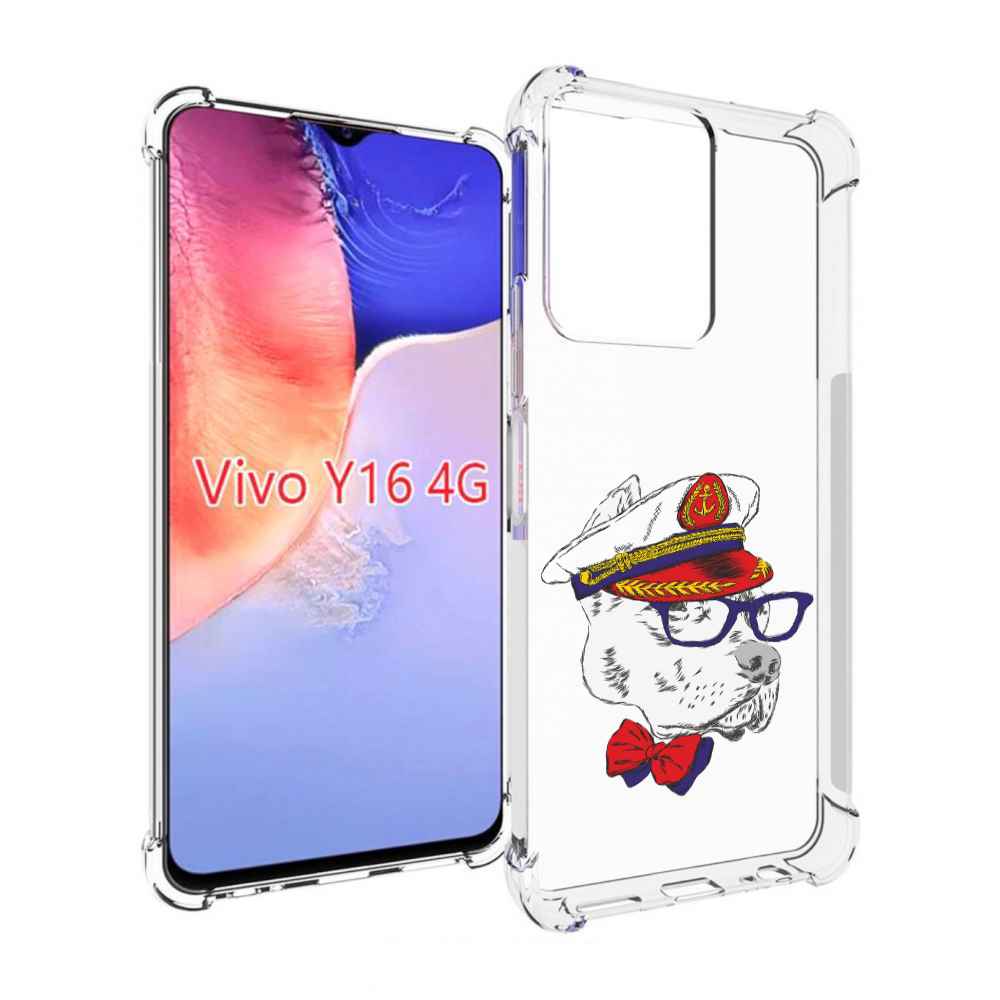

Чехол MyPads бульдог для Vivo Y16 4G/ Vivo Y02S, Прозрачный, Tocco