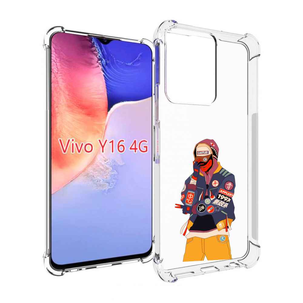 

Чехол MyPads модник для Vivo Y16 4G/ Vivo Y02S, Прозрачный, Tocco