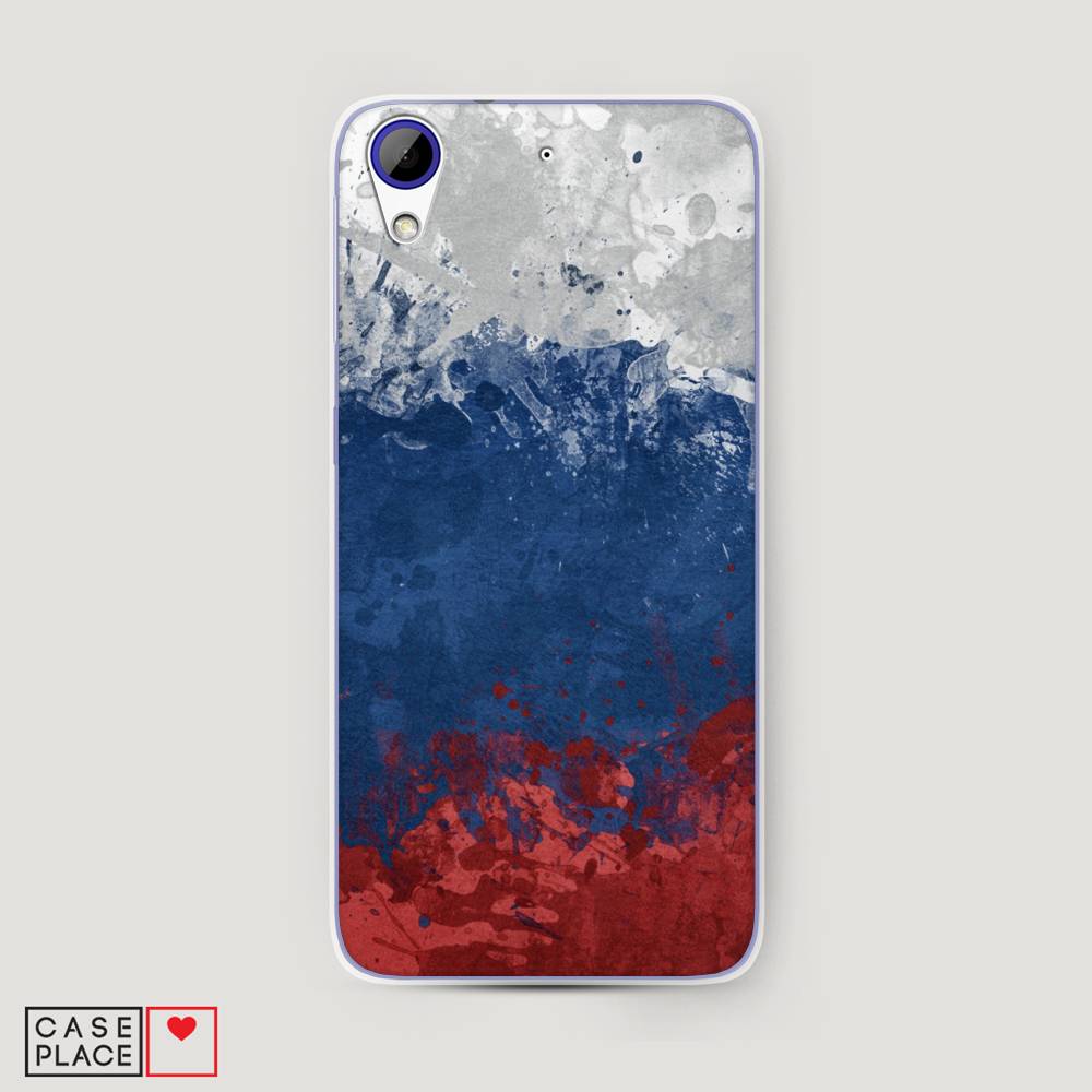 

Чехол Awog на HTC Desire 628 / Эйчтиси Дизайр 628 "Флаг России неровный", Разноцветный, 101650-5