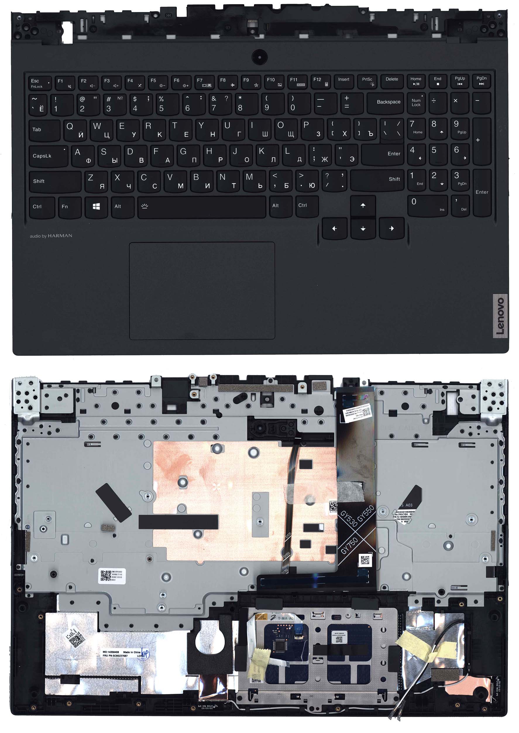 

Клавиатура OEM для ноутбука Lenovo Legion 5-15ARH05