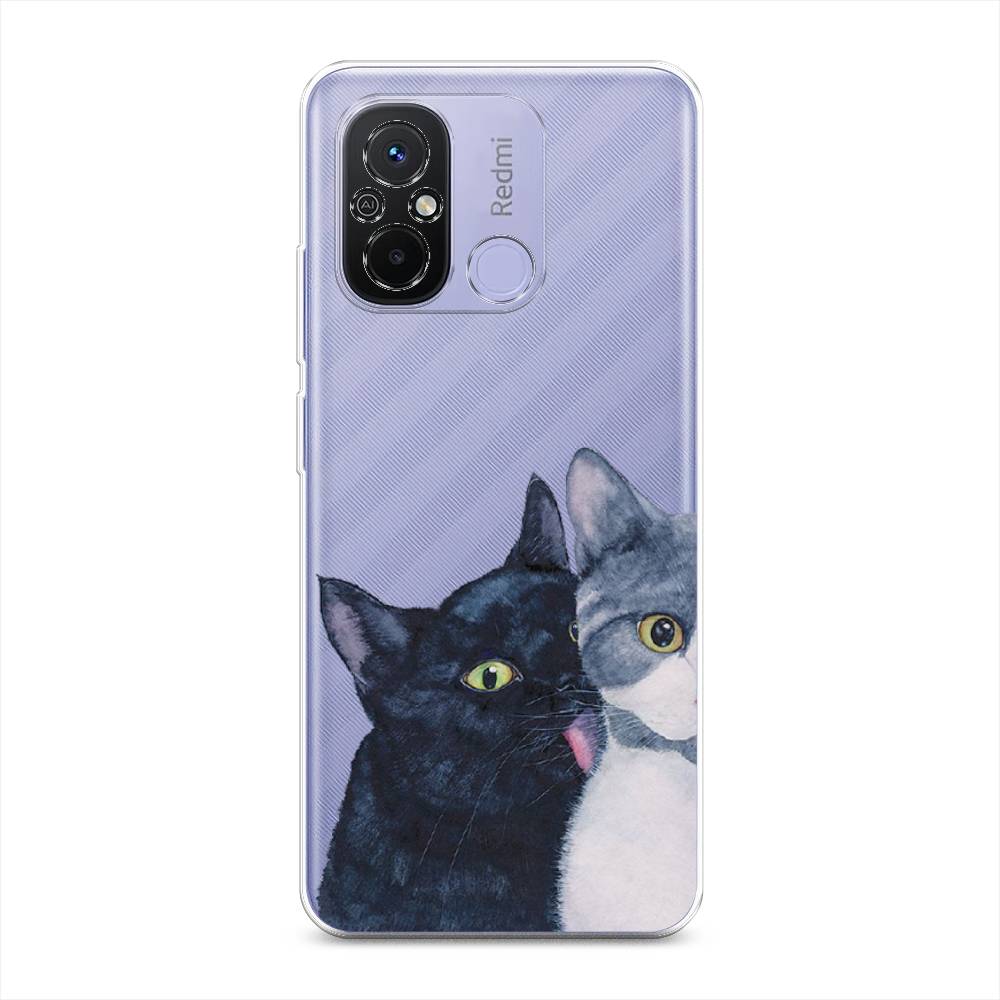 

Чехол Awog на Redmi 12C "Кошачья любовь", Синий, 317550-1