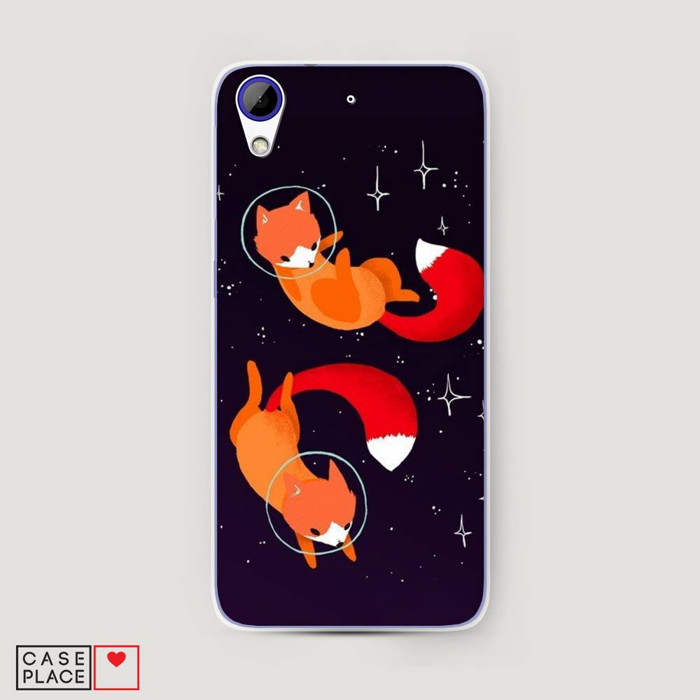 

Чехол Awog на HTC Desire 628 / Эйчтиси Дизайр 628 "Лисы космонавты", Разноцветный, 101650-4