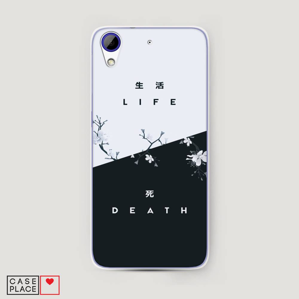 

Чехол Awog на HTC Desire 628 / Эйчтиси Дизайр 628 "Life and death", Разноцветный, 101650-7