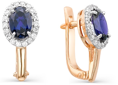 

Серьги женские из золота Magic Stones 02-1-163-1501-011, фианит/корунд, 02-1-163-1501-011