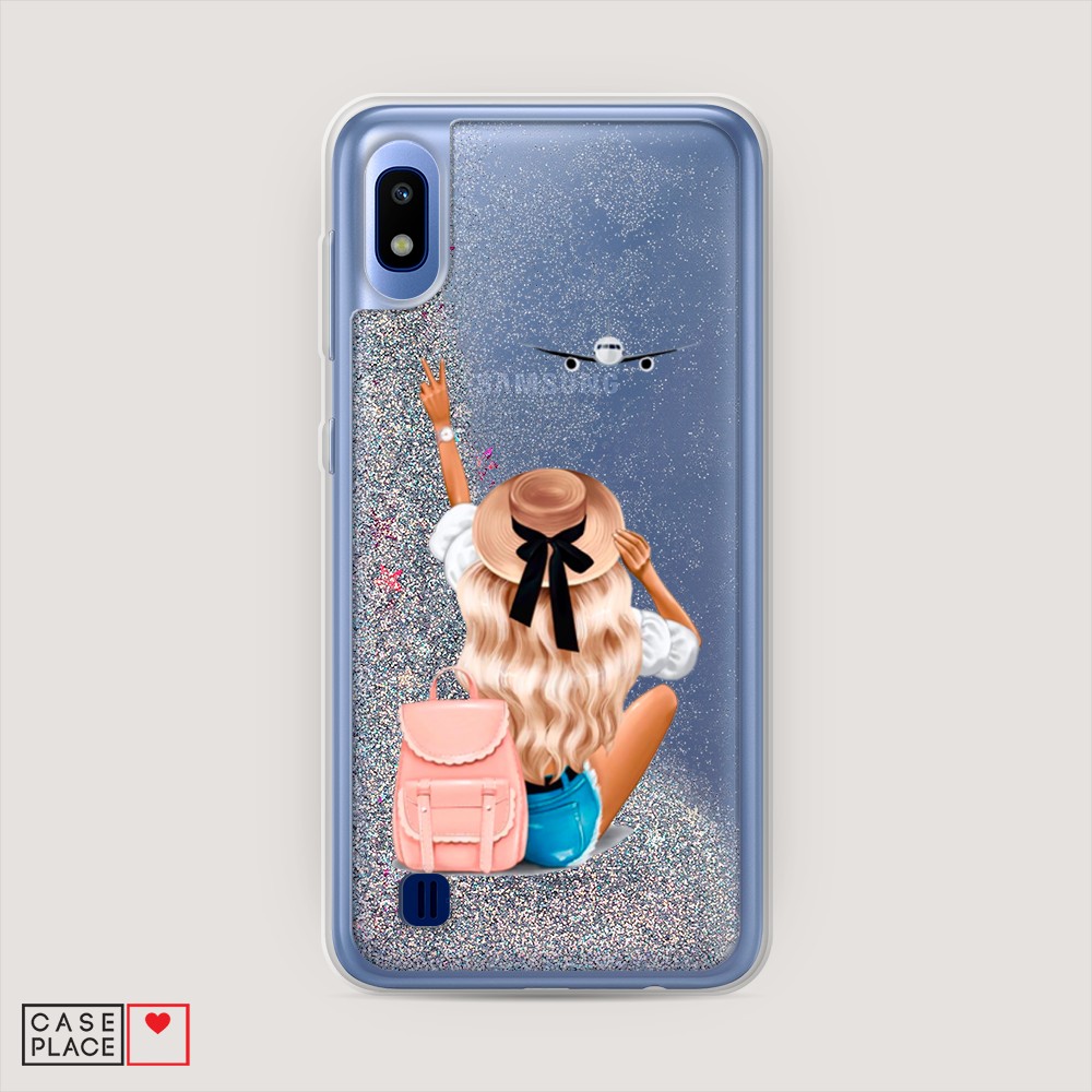 

Чехол Awog на Samsung Galaxy A10 "Автостопом самолетом", Разноцветный, 27991-1