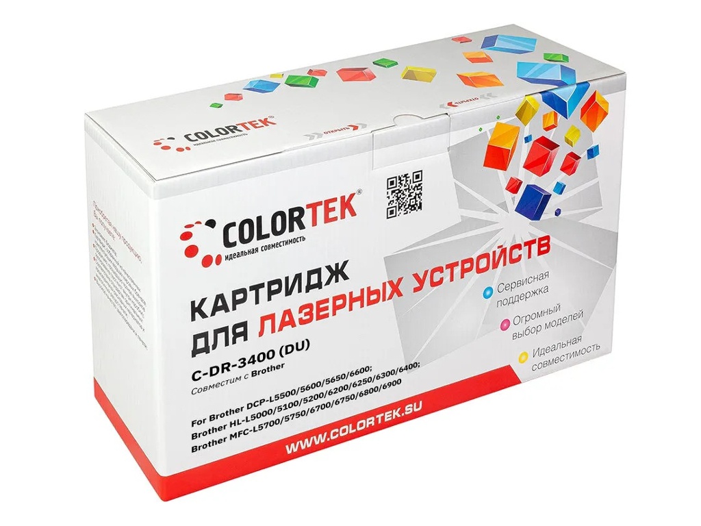 Картридж Colortek (схожий с Brother DR-3400) для Brother DCP-L5500/L5600/L5650/L6600