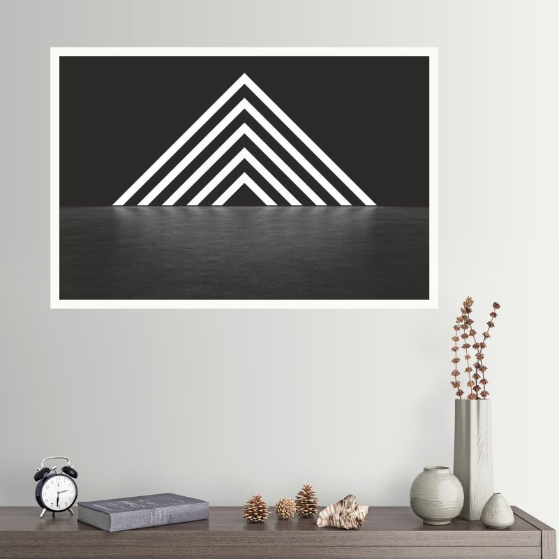 

Постер на холсте ПолиЦентр Светящаяся пирамида 90х60 см, Светящаясяпирамида