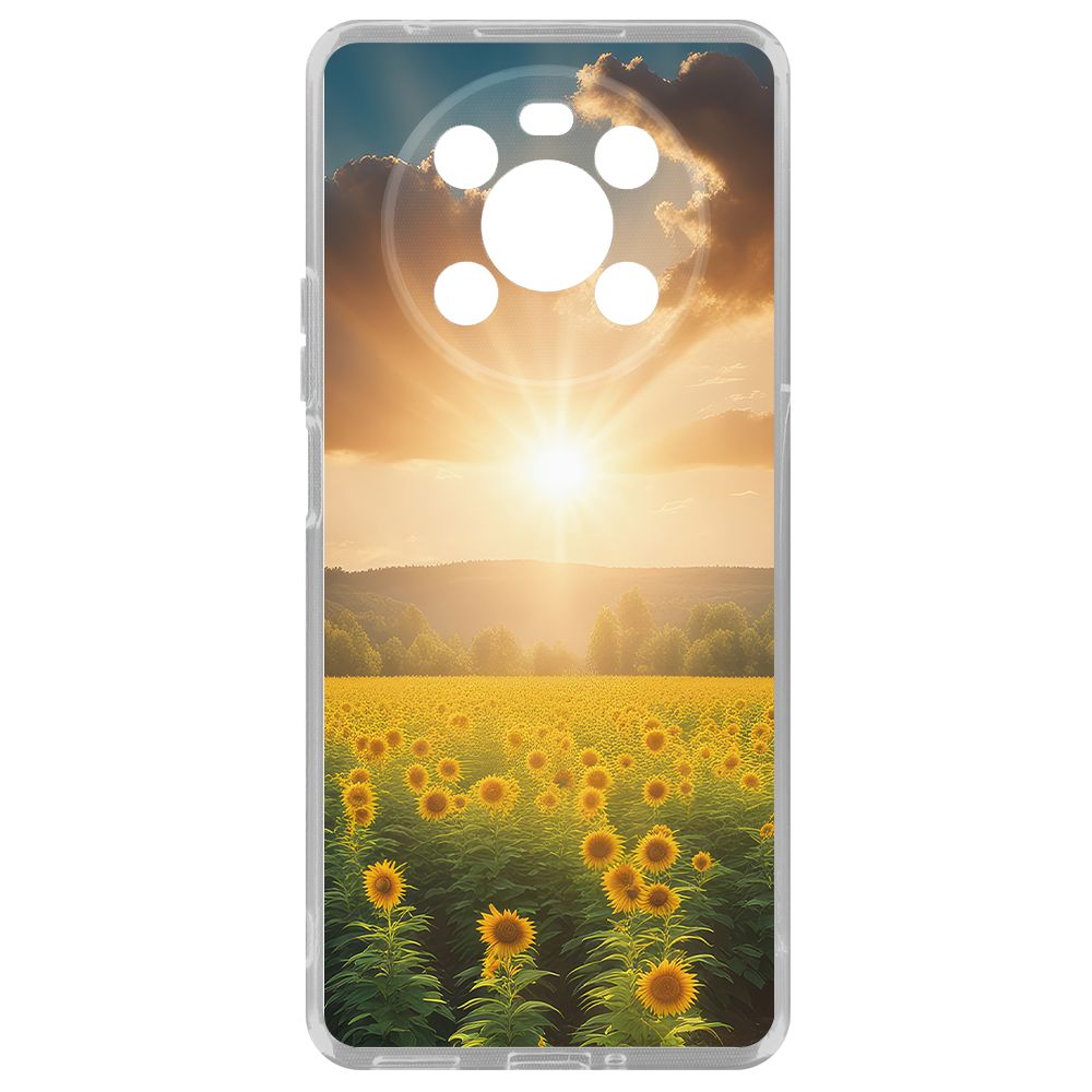 

Чехол-накладка Krutoff Clear Case Солнечно для Honor X9, Прозрачный