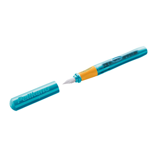 Перьевая ручка Pelikan School Pelikano Junior PL924886 бирюзовый A для правшей ст.нерж.