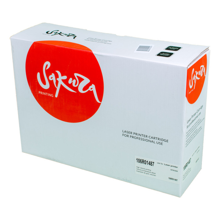 Картридж Sakura 106R01487 Black