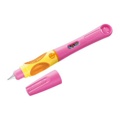 Перьевая ручка Pelikan School Griffix PL805650 розовый A для правшей карт.уп.