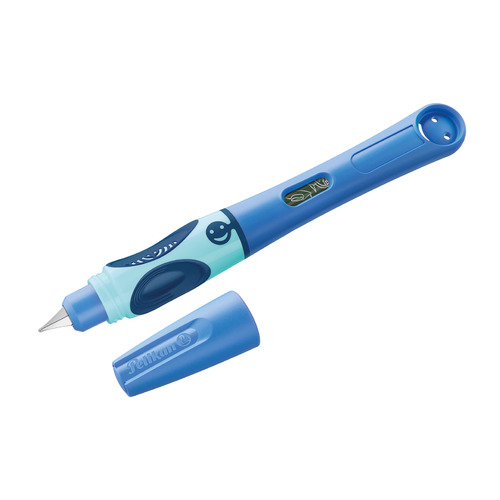 Перьевая ручка Pelikan School Griffix PL805612 синий A для правшей карт.уп.