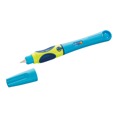 Перьевая ручка Pelikan School Griffix PL809184 NeonFreshBlue A для правшей блистер