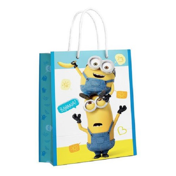 

Пакет подарочный Миньоны.Р 220*310, Разноцветный