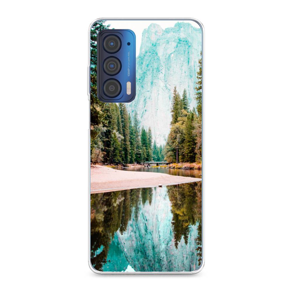 

Чехол Awog на Motorola Edge (2021) "Горы 11", Разноцветный, 242950-4