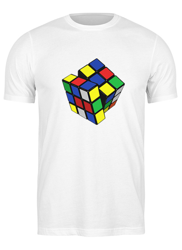 

Футболка мужская Printio Кубик рубика белая 3XL, Белый, Кубик рубика